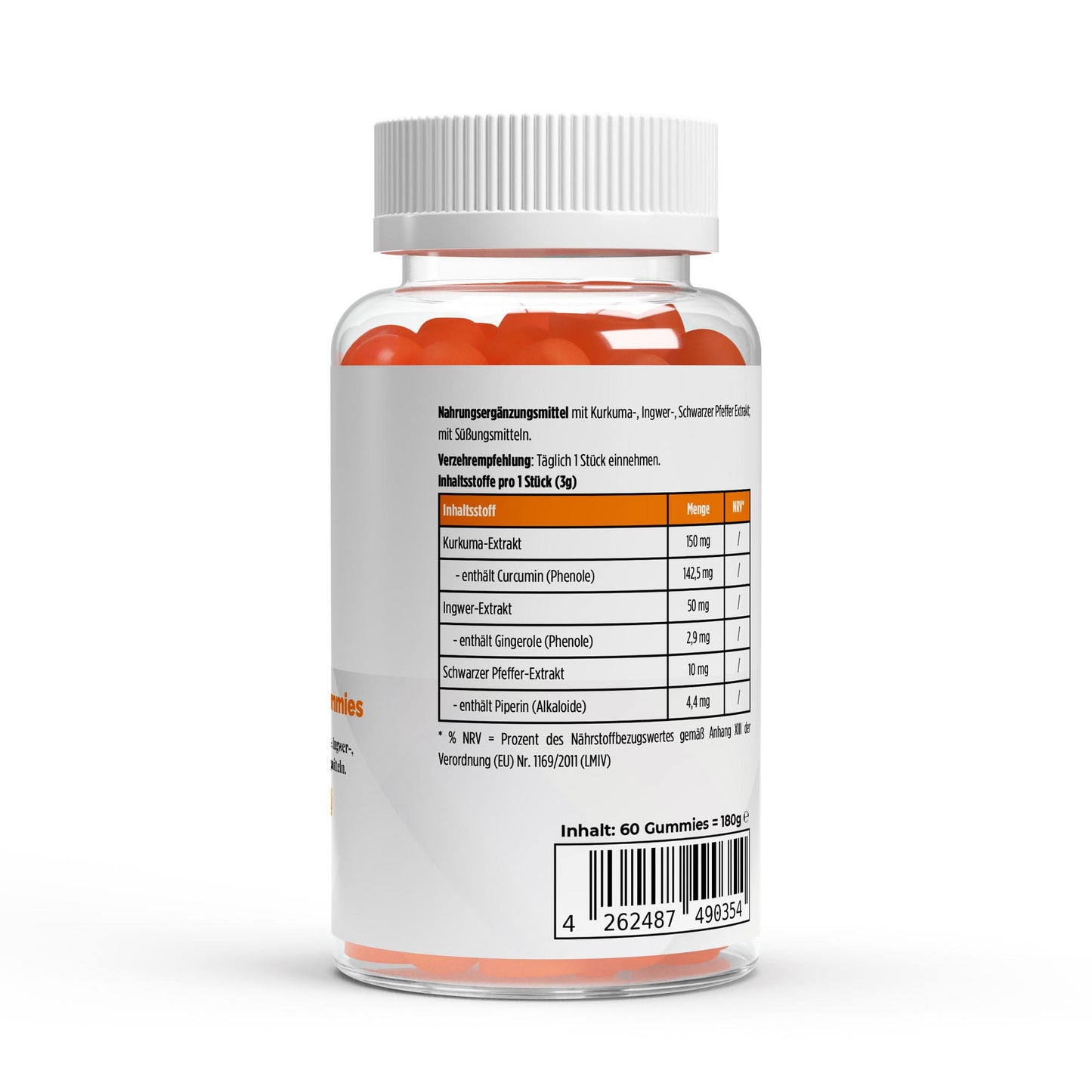 Daily Boost β Turmeric + Ginger + Black Pepper Gummies (60 pcs)