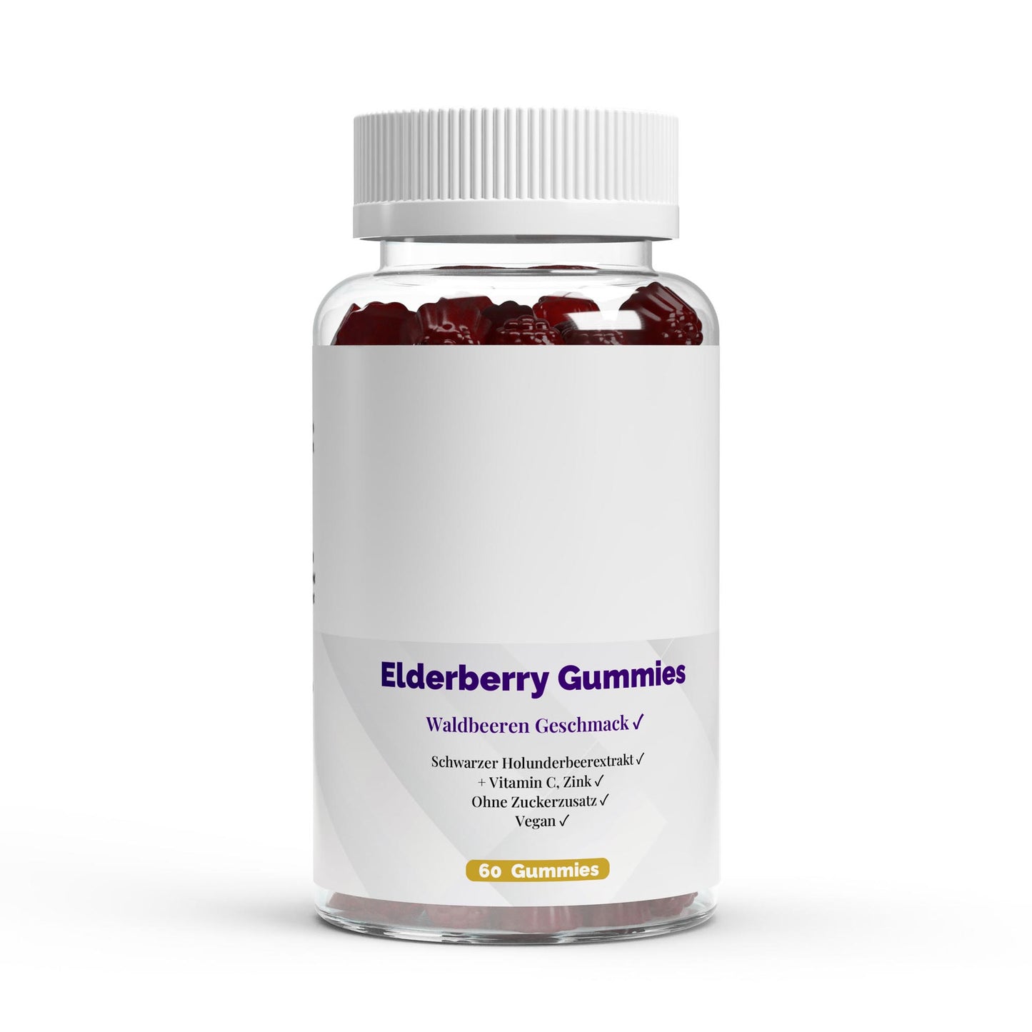 Daily Boost – Elderberry + Vitamin C + Zinc Gummies (60 pcs)
