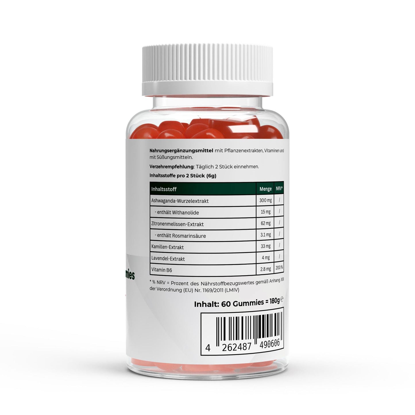 Ashwagandha 300mg + Vitamine B6 Gummies