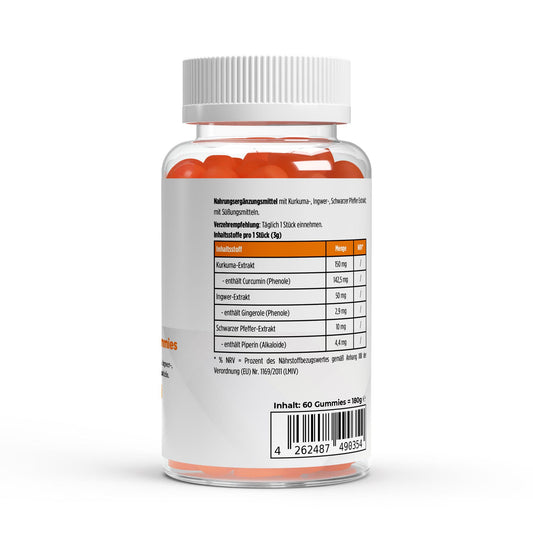Daily Boost – Turmeric + Ginger + Black Pepper Gummies (60 pcs)