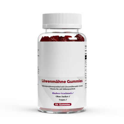 Daily Boost – Lion’s Mane + Vitamin B6 Gummies (60 pcs)